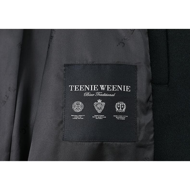 Пальто Teenie Weenie Men Черное Унисекс Пальто - изображение 3