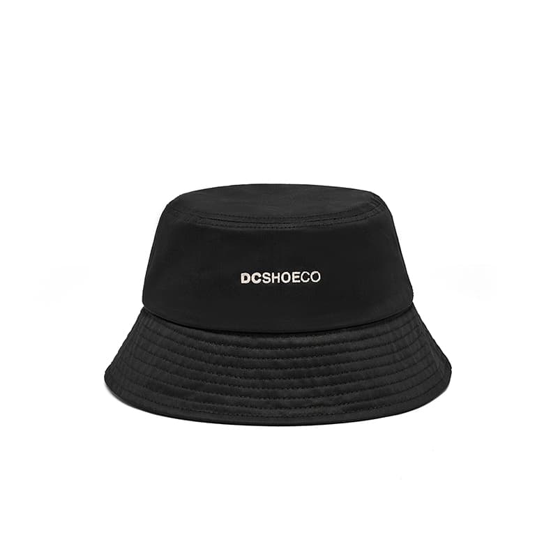 Панама DCSHOES Роскошная уличная одежда Cotton Bucket Hats Стандартное издание Унисекс Черный хаки - изображение 2