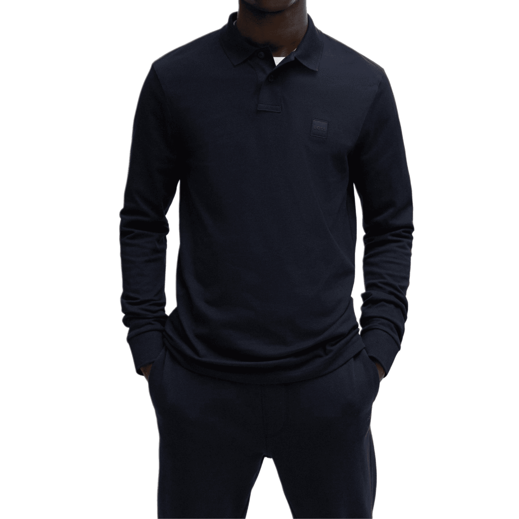 Поло Hugo Boss FW24 Поло Мужской Темно-синий - изображение 2