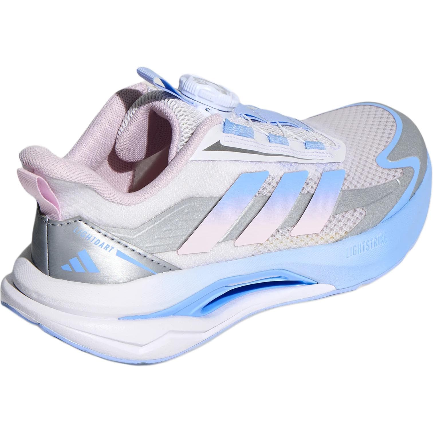 Кроссовки Adidas Lightdart Habu Low Беговые кроссовки Розовые Синие Белые Детские - изображение 4