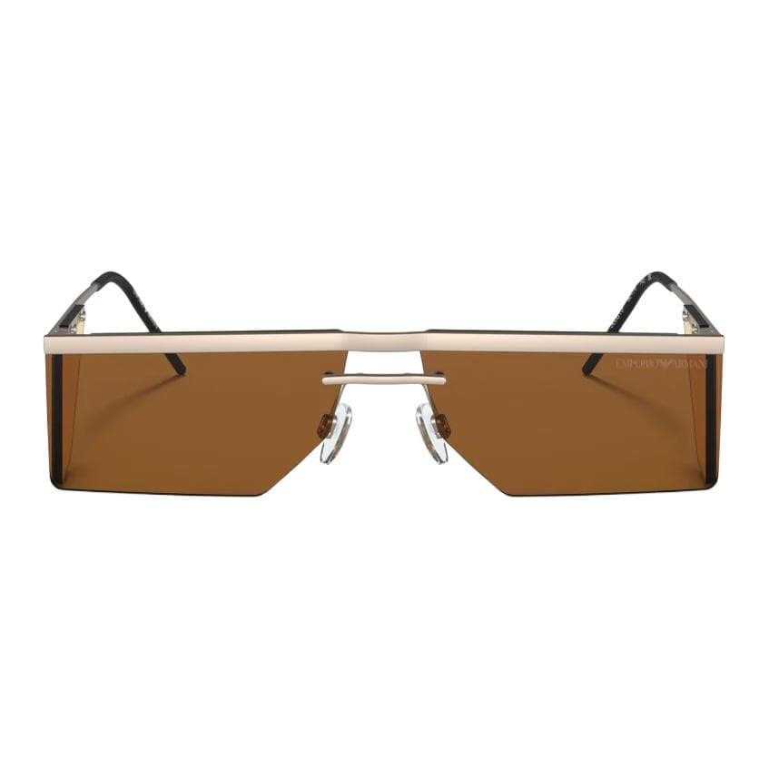 Солнцезащитные очки EMPORIO ARMANI Металлические Aviator Солнцезащитные очки Мужские Золото - изображение 2
