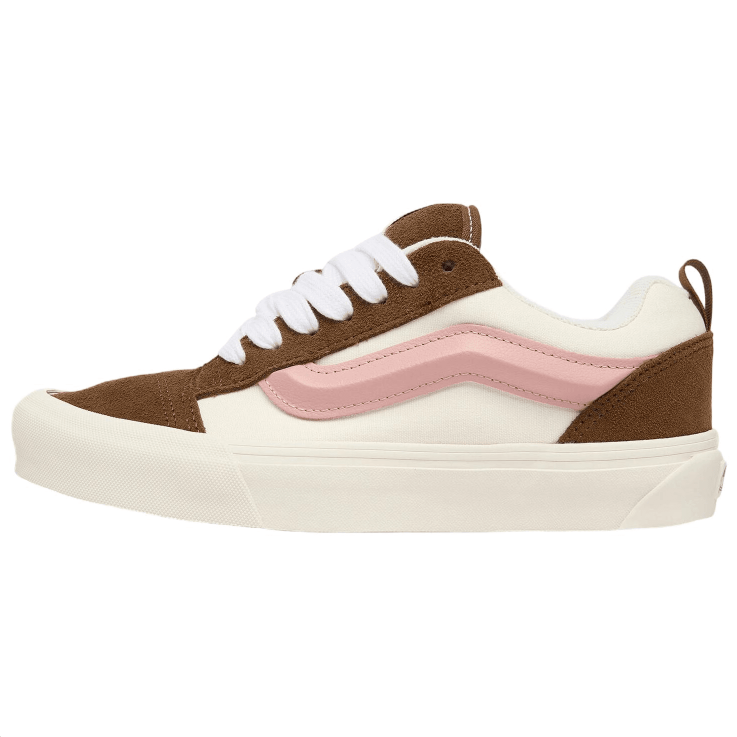 Кроссовки Vans Knu Skool Low Топ Скейтборд Обувь Женская Бежевая Коричневая - изображение 1