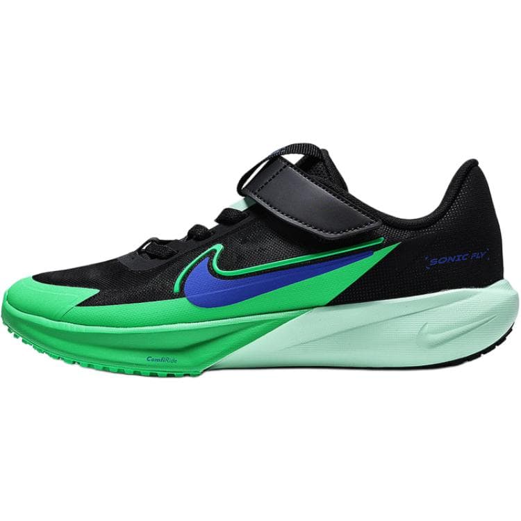 Кроссовки Nike SONIC FLY Low Топ Детская Беговая Обувь Черная Зеленая Детская Возраст 3-7 Лет - изображение 1