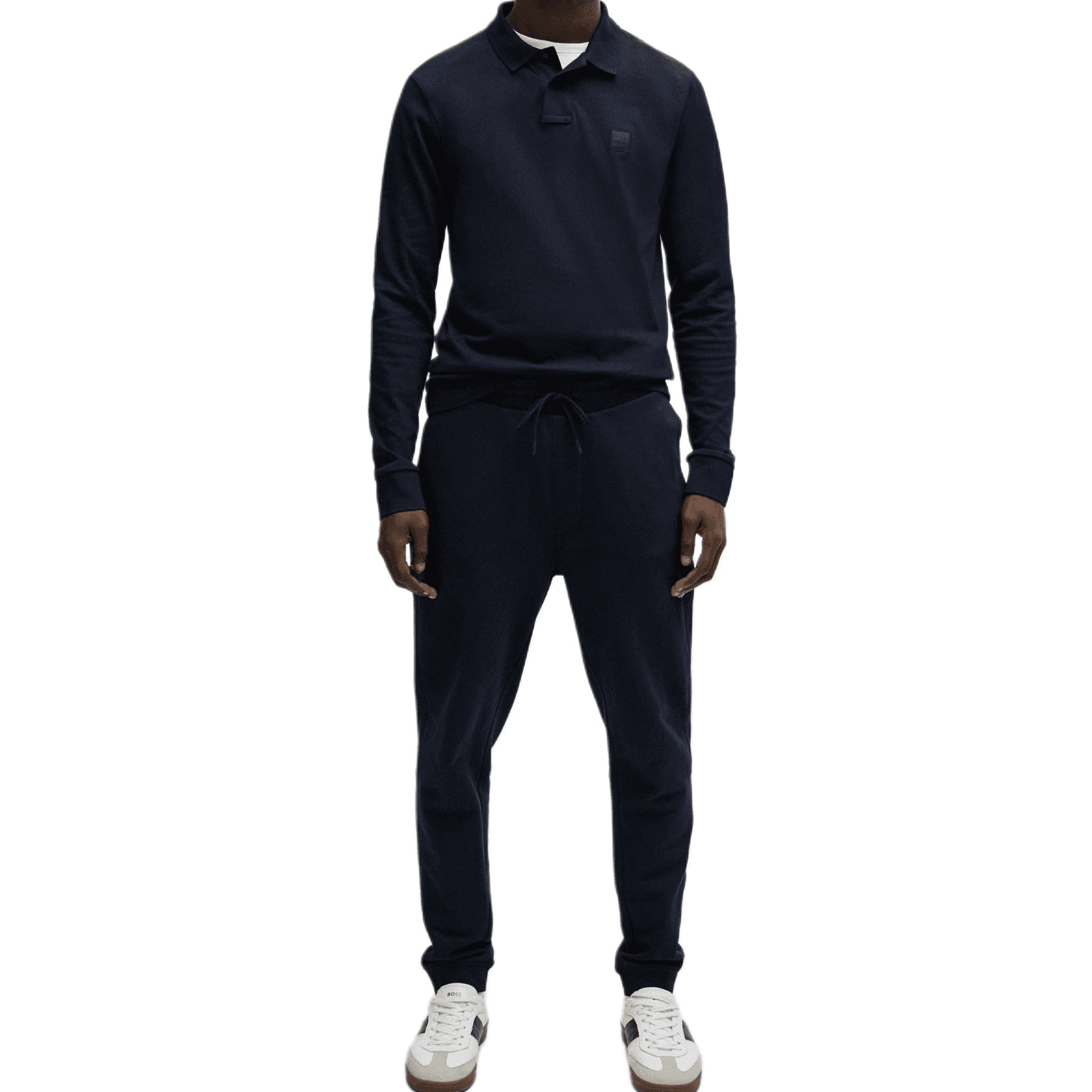Поло Hugo Boss FW24 Поло Мужской Темно-синий - изображение 4