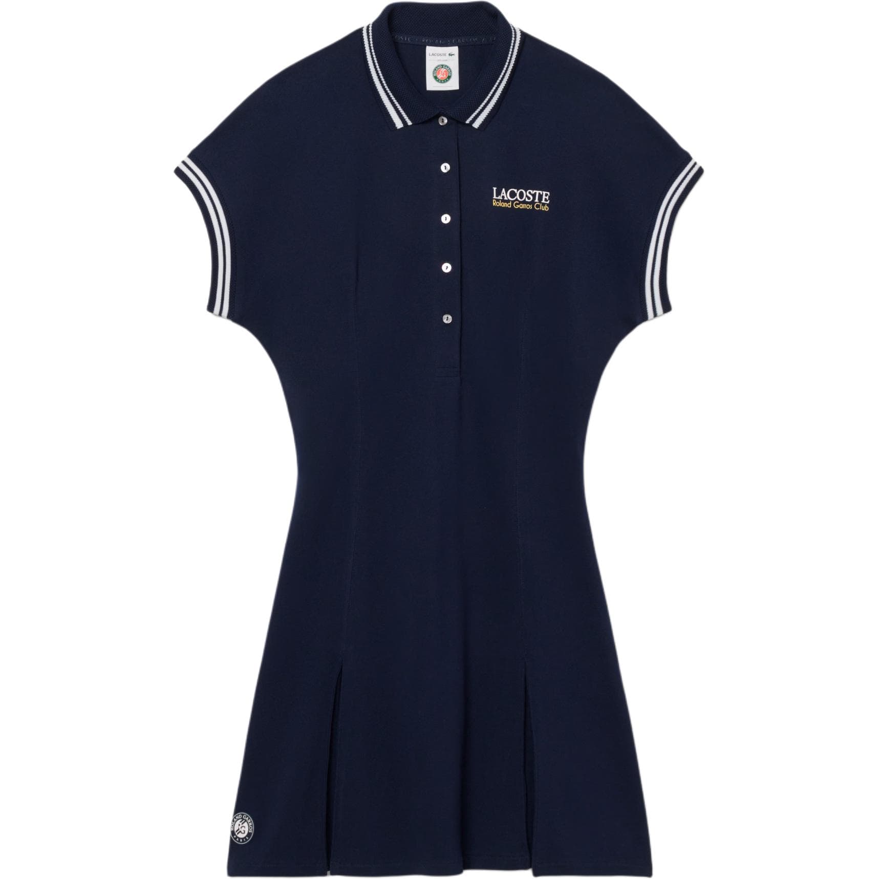 Платье LACOSTE Короткое платье с короткими рукавами для женщин - изображение 2