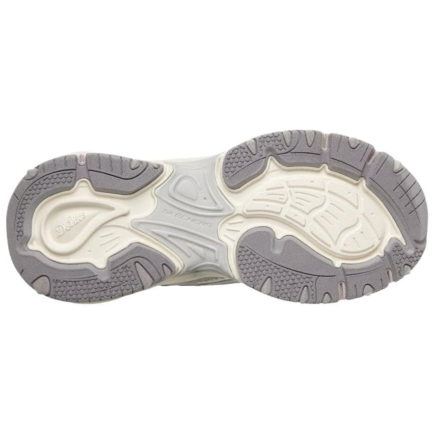 Кроссовки Skechers D Lights 6,0 Дышащие массивные кроссовки женские серые - изображение 5