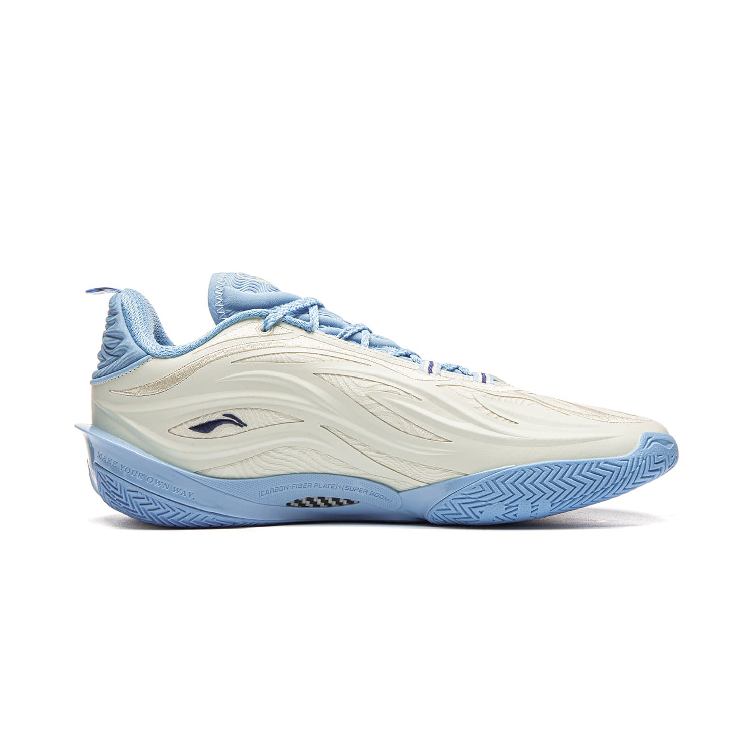 Кроссовки для баскетбола Li-Ning Wade 808 5 Ultra V2 Айвори Баскетбольные кроссовки для игры Лоу-топы Мужской Легкий Стабильный Поддержка Покрытие Антискручивание Амортизация Противоскользящий Износостойкий Дышащий Oтскок Сцепление - изображение 2