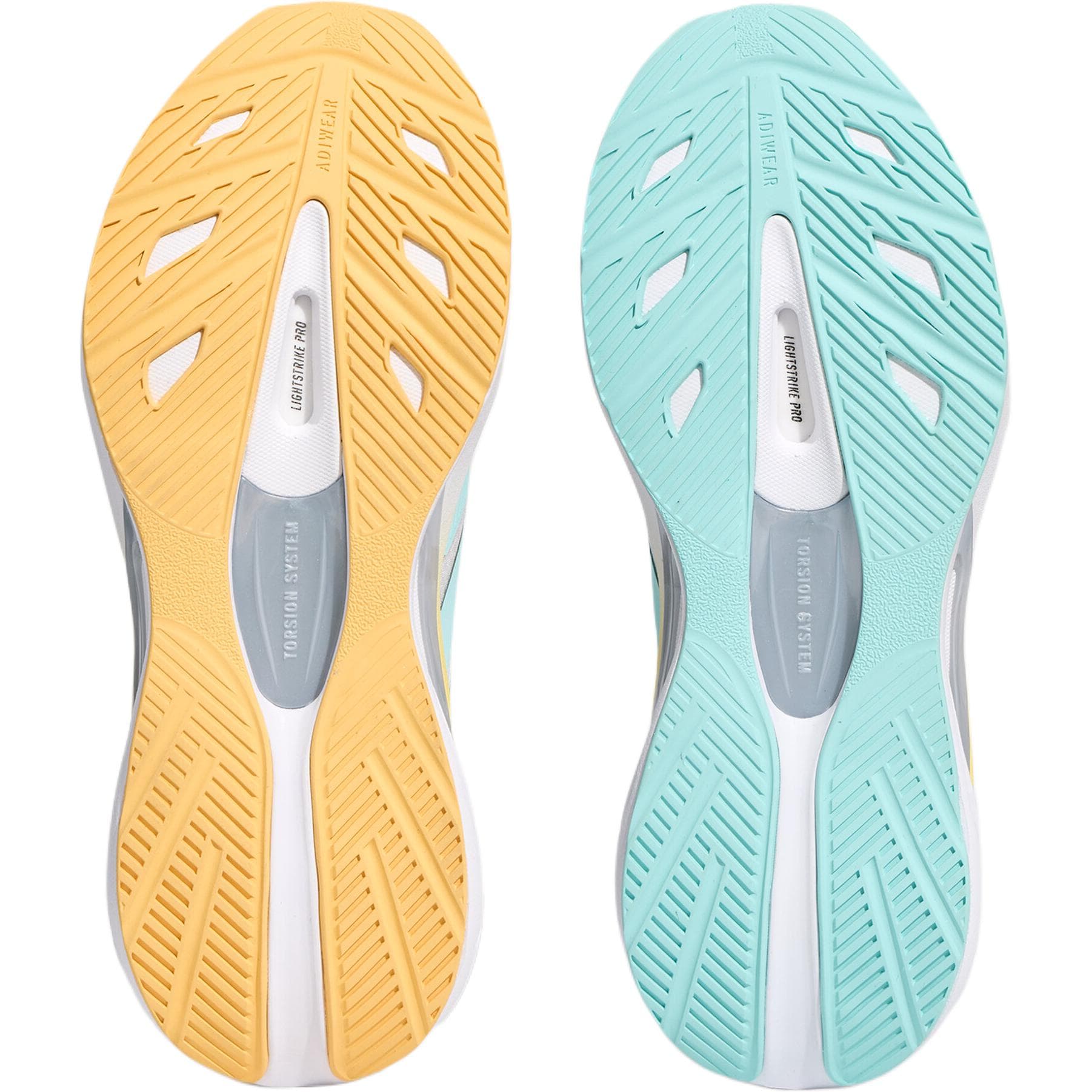 Кроссовки Adidas Lightdart Habu Ткань Низкие Беговые Кроссовки Желтый Белый Синий Детские - изображение 5