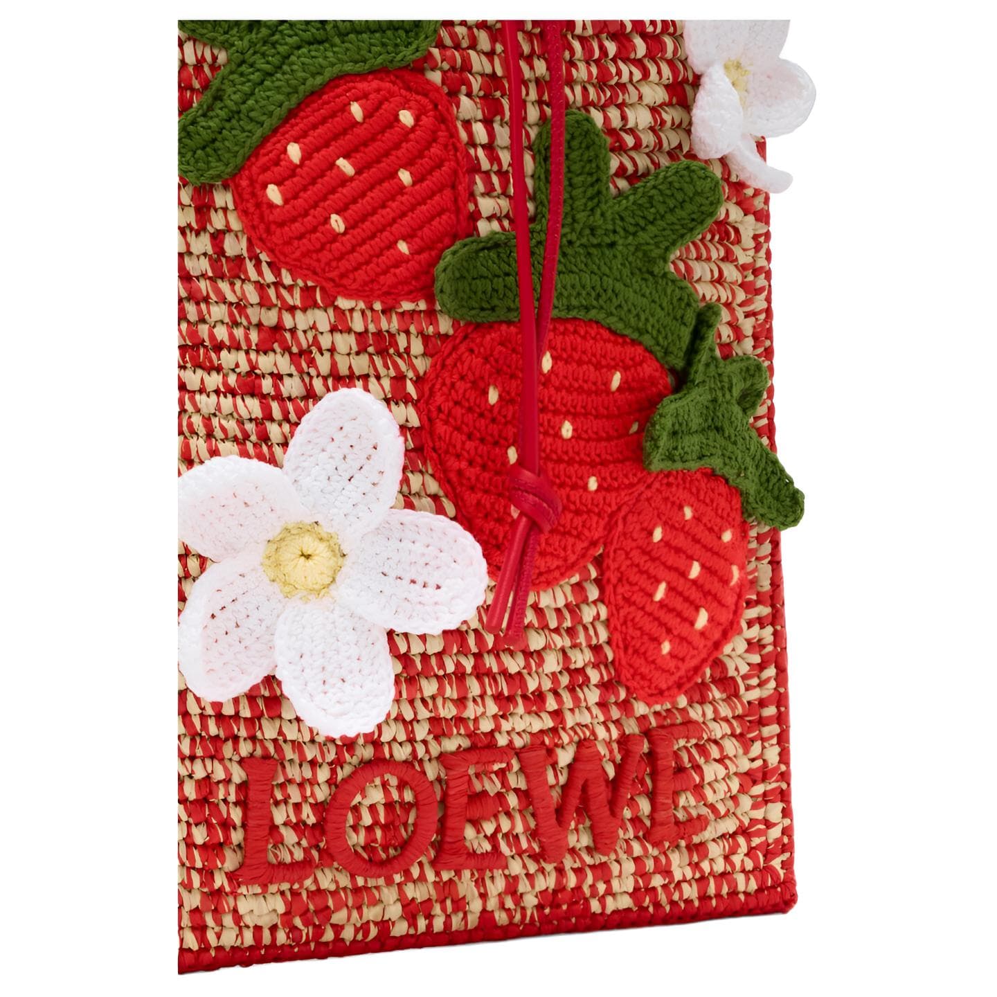 Мини-сумка LOEWE Anagram Pebble Strawberry - изображение 5