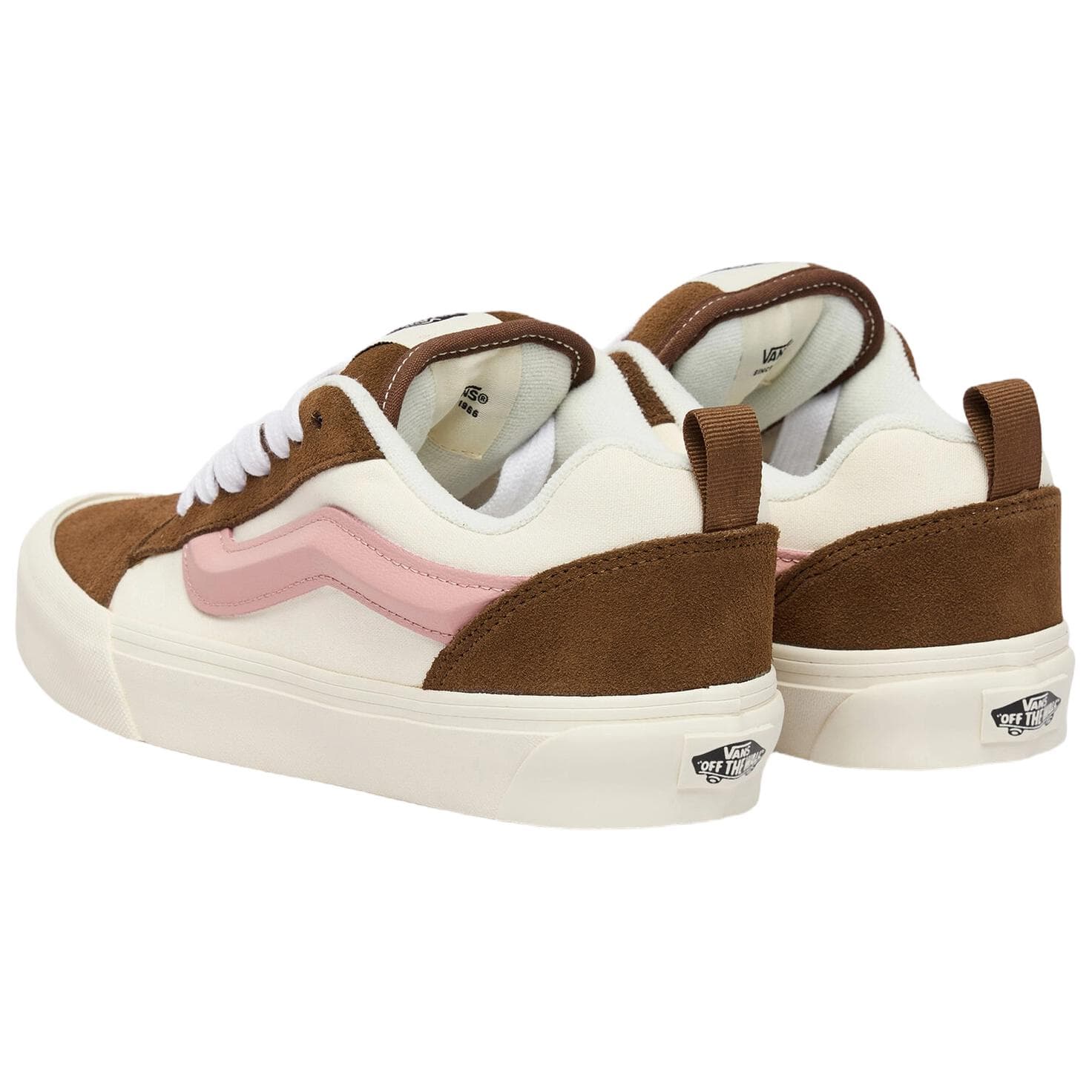 Кроссовки Vans Knu Skool Low Топ Скейтборд Обувь Женская Бежевая Коричневая - изображение 4