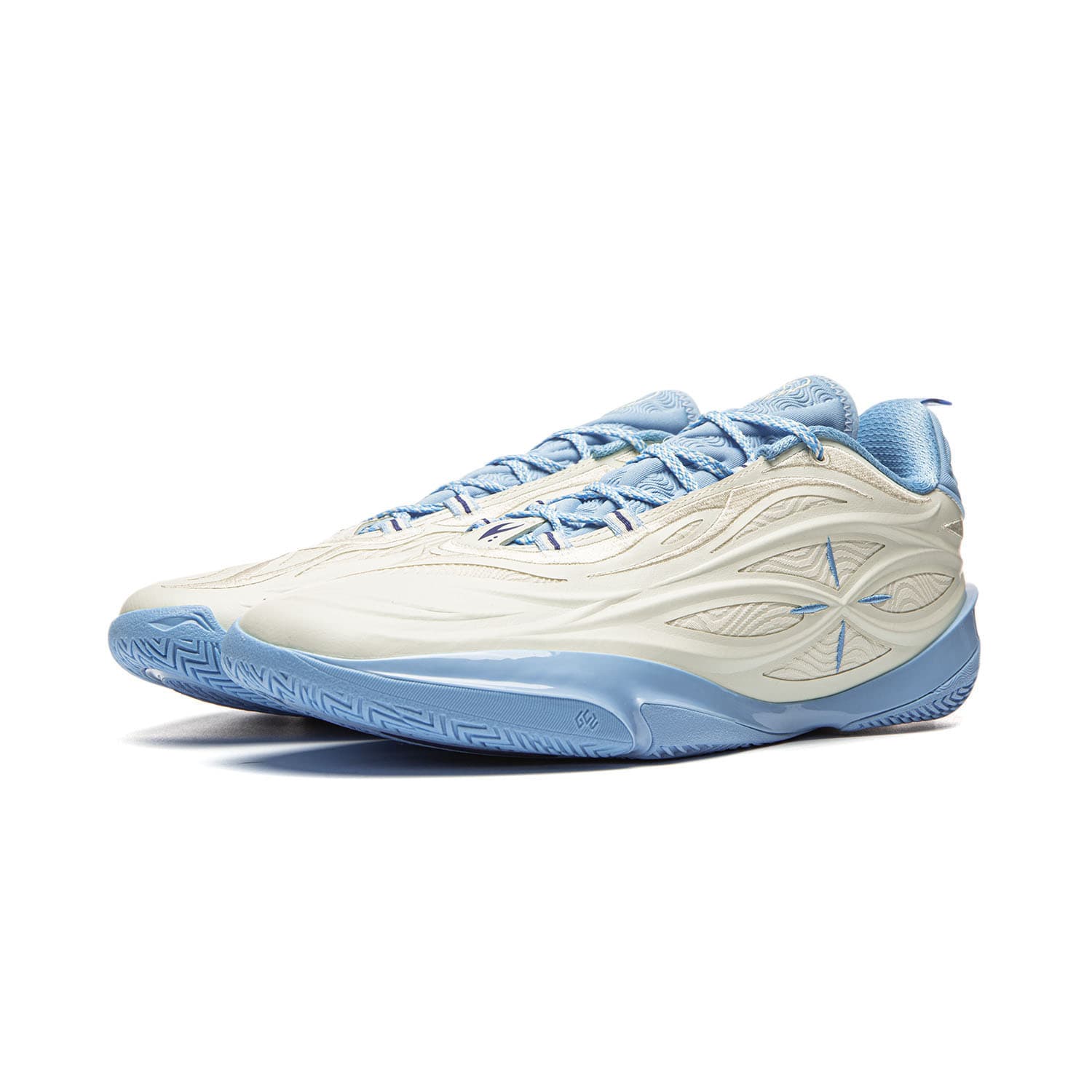 Кроссовки для баскетбола Li-Ning Wade 808 5 Ultra V2 Айвори Баскетбольные кроссовки для игры Лоу-топы Мужской Легкий Стабильный Поддержка Покрытие Антискручивание Амортизация Противоскользящий Износостойкий Дышащий Oтскок Сцепление - изображение 3