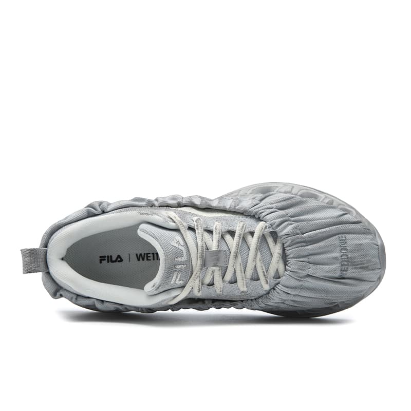 Кроссовки FILA x WE11DONE VETTA Амортизация устойчивость к истиранию дышащий легкий увеличивающий высоту низкий верх - изображение 4