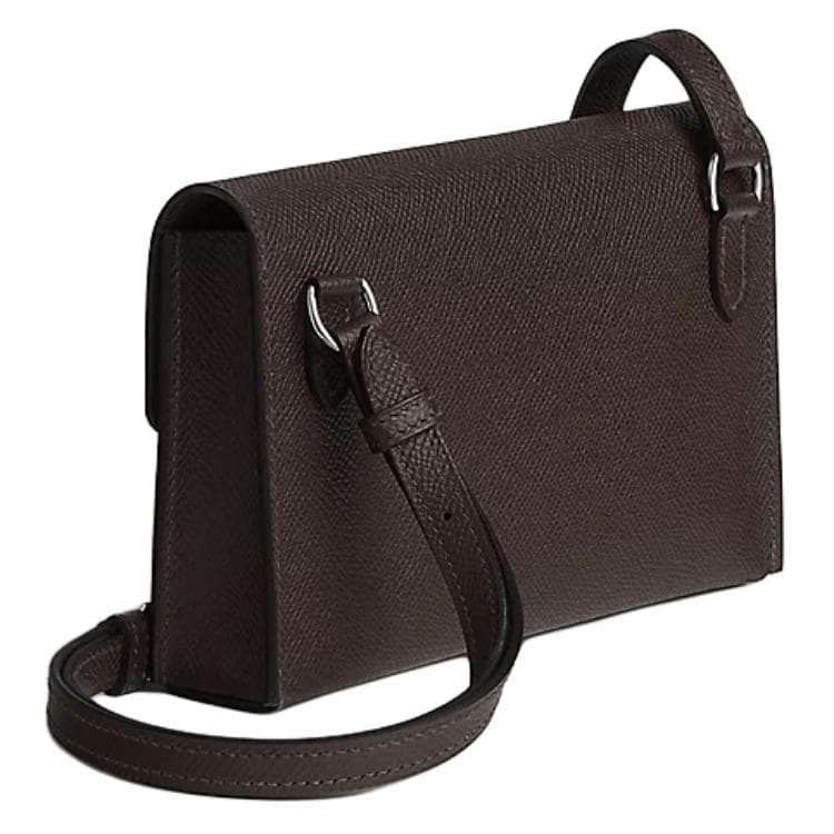Сумка через плечо HERMES Hermsnap 18 Epsom 18 T3 Bai-Braun - изображение 3