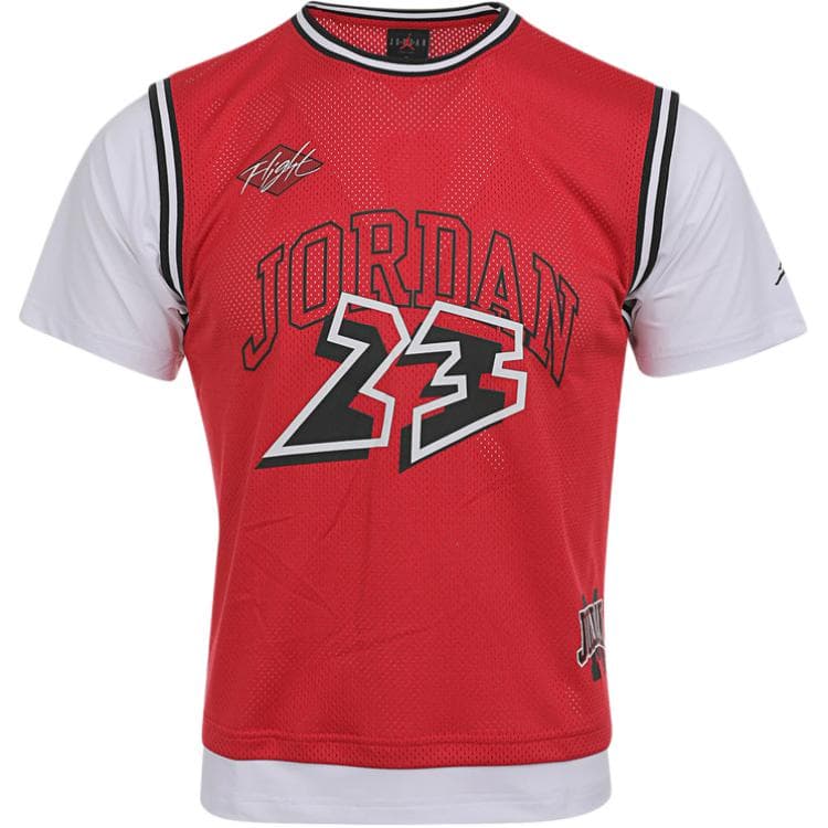Футболка Jordan T-shirt спортивная тренировка комфортный повседневный короткий рукав Детский - изображение 1