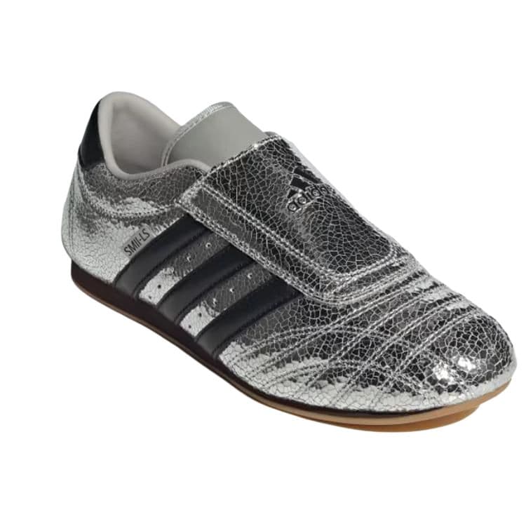 Кроссовки Adidas Taekwondo Low Топ Повседневная обувь Женская Серебряная - изображение 3