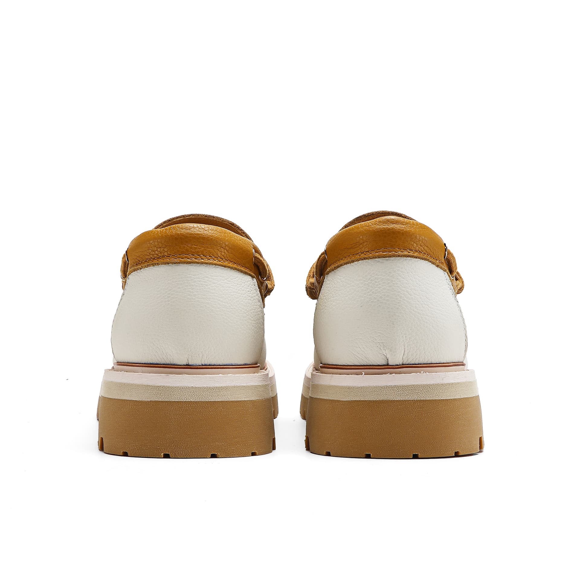 Лоферы Palladium Derby из лицевой коровьей кожи, круглый носок, эксклюзивный винтаж, британский стиль, удобные, дышащие, износостойкие, на платформе 3 см, унисекс - изображение 4