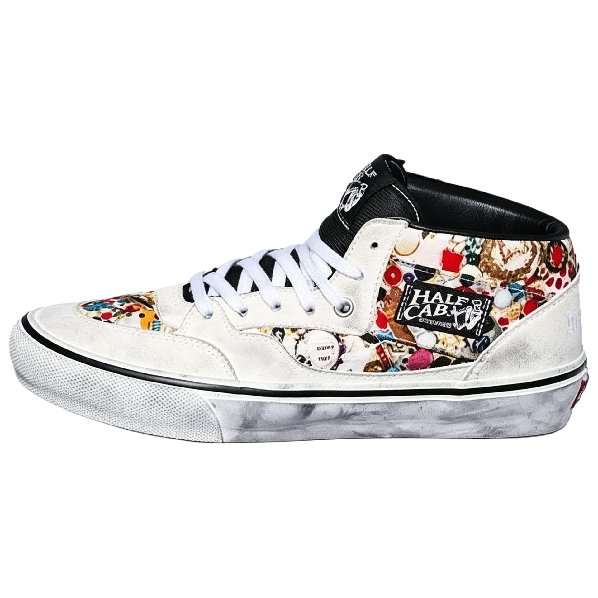 Кроссовки Vans X Supreme x Mike Kelley Half Cab Скейтборд Обувь Унисекс Белый - изображение 1