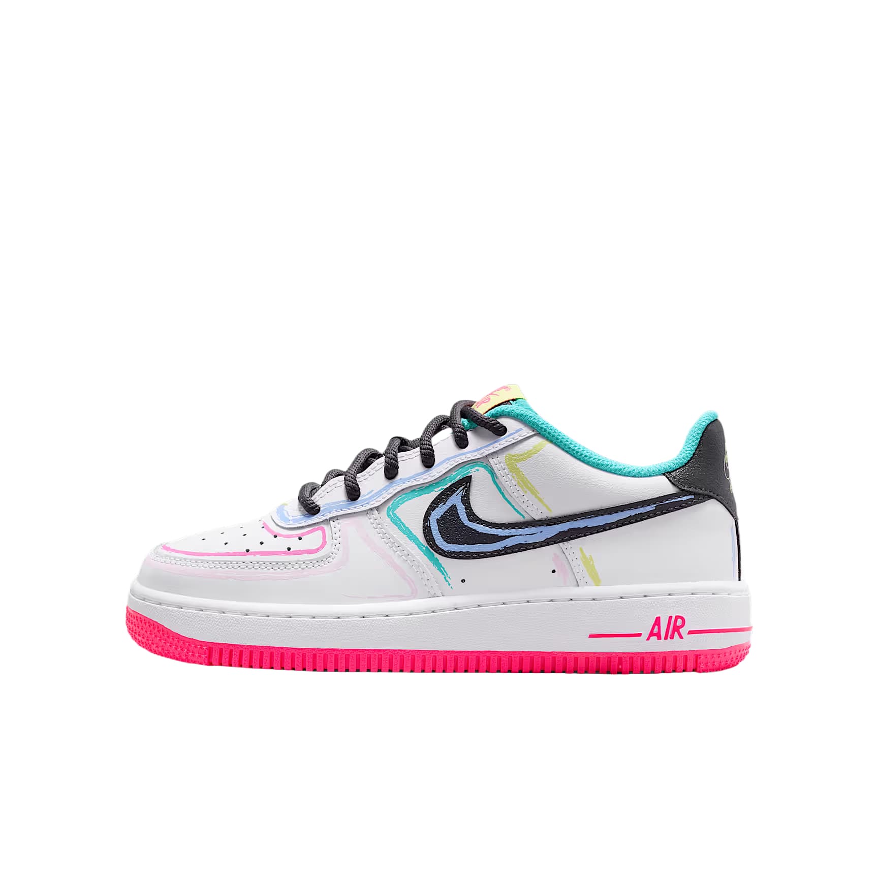 Кроссовки Nike Air Force 1 Синтетическая кожа кожа низкий верх обувь для скейтбординга унисекс - изображение 1