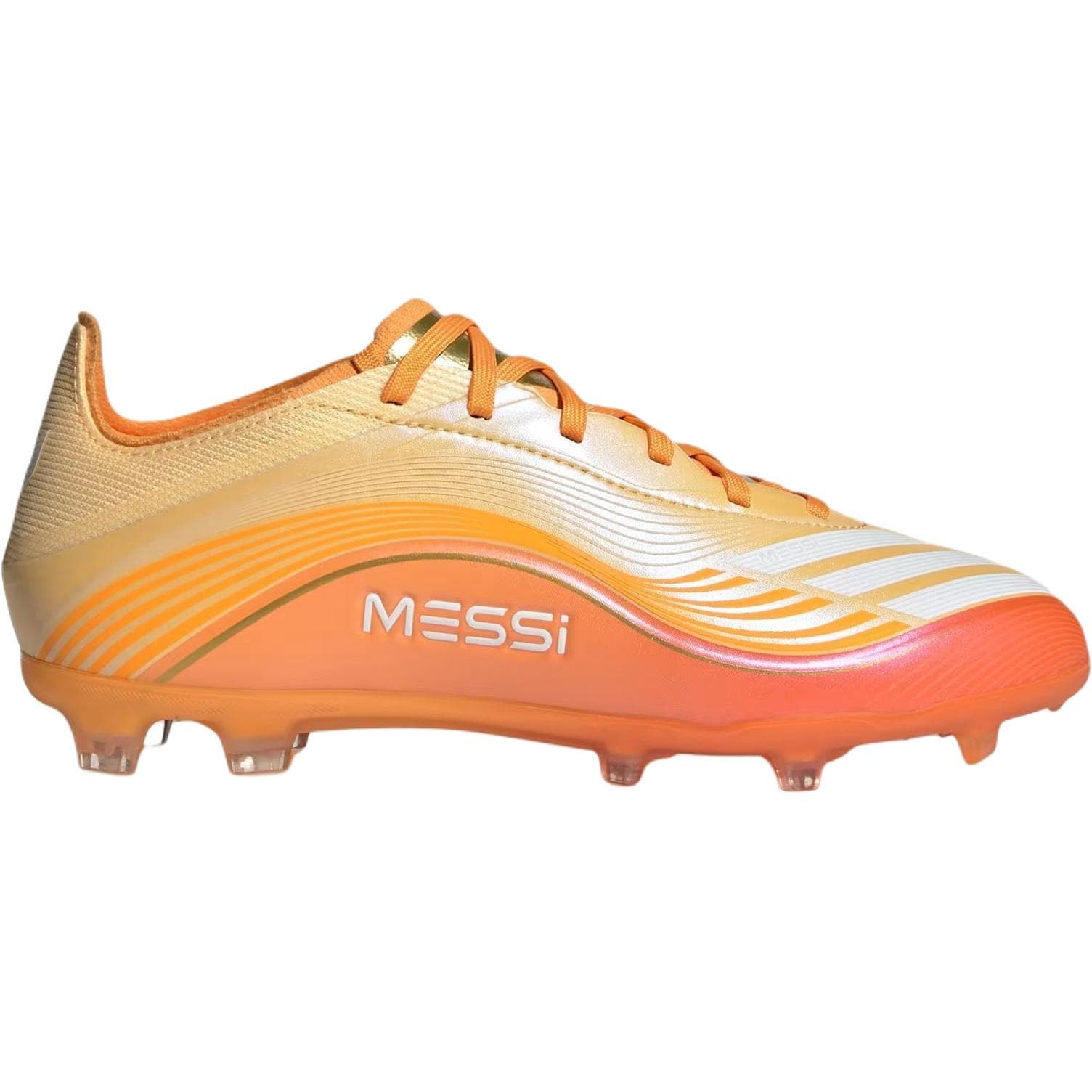 Бутсы Adidas F50 Collection Низкие Футбольные Бутсы Апельсин для Детей - изображение 2