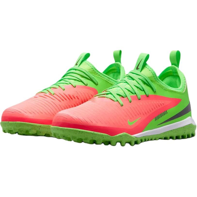 Бутсы Nike Jr. Phantom 6 Low Топ Детские футбольные бутсы Зеленый розовый Детский - изображение 3
