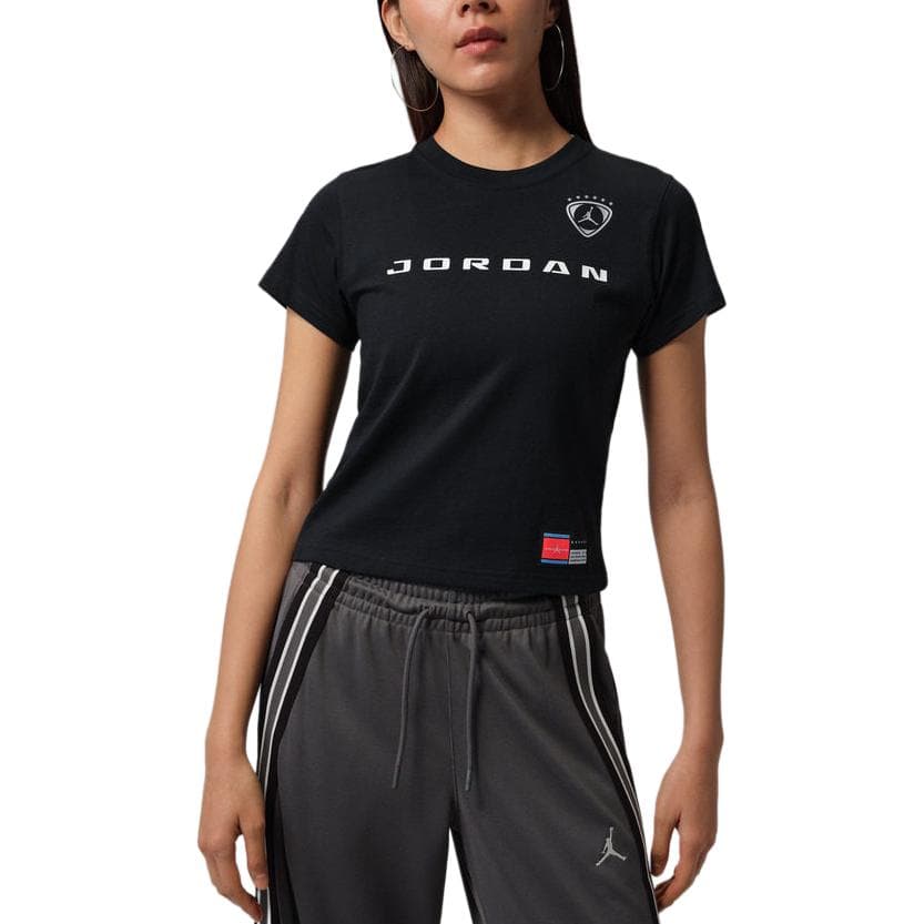Футболка Jordan Черные Женские T-рубашки - изображение 1