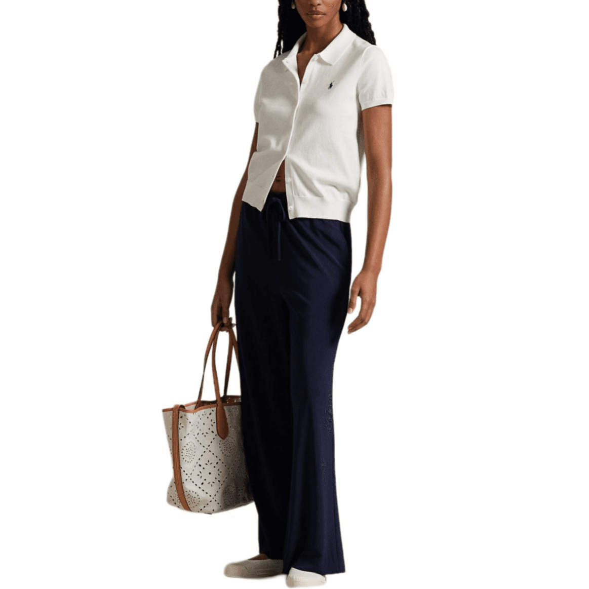 Кофта Polo Ralph Lauren SS25 Трикотаж Стандартный размер Women's White - изображение 5