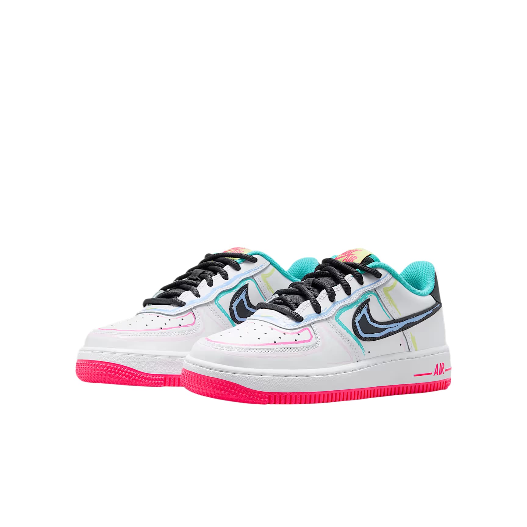 Кроссовки Nike Air Force 1 Синтетическая кожа кожа низкий верх обувь для скейтбординга унисекс - изображение 2