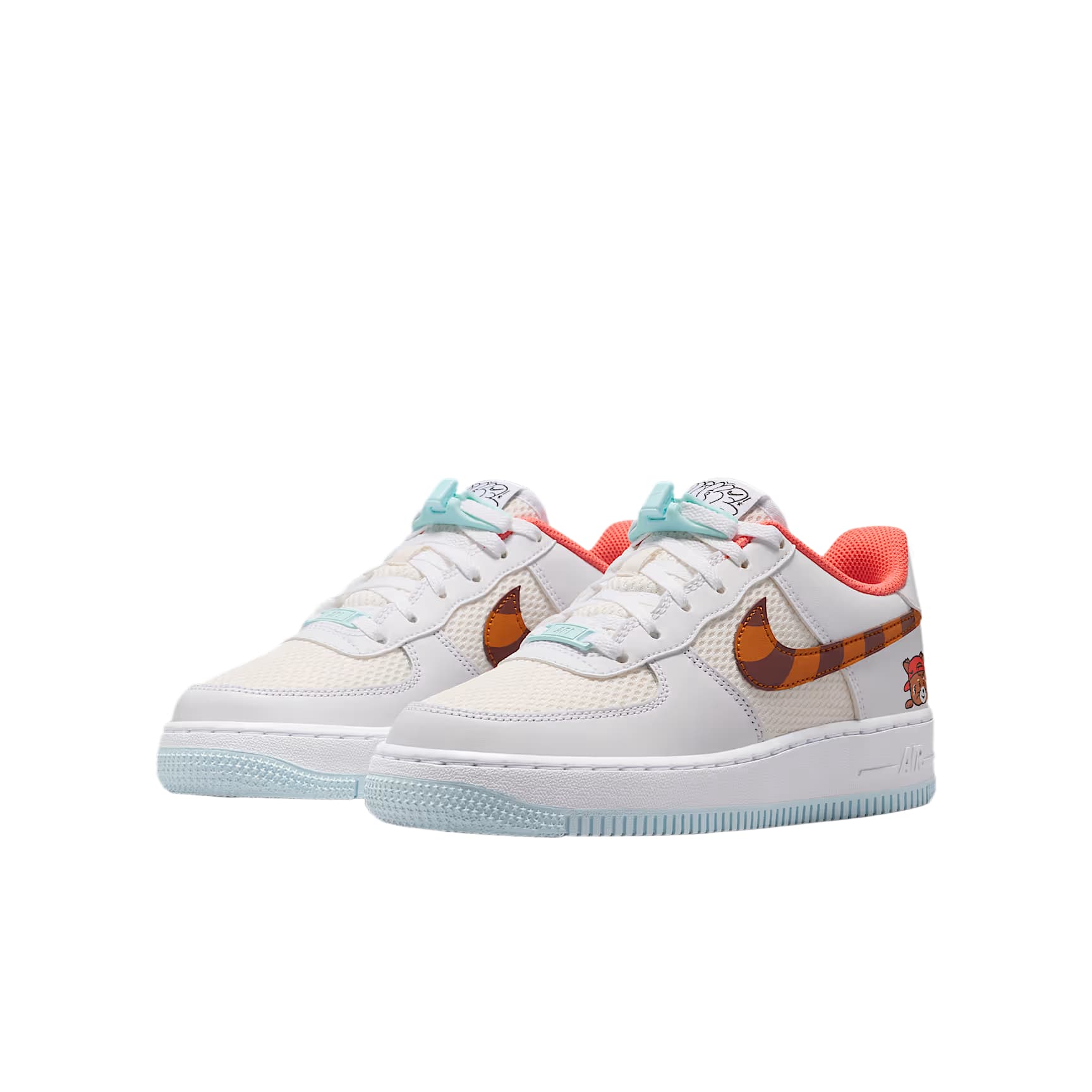 Кроссовки Nike Air Force 1 Low Топ Скейтборд Обувь Белый-коричневый Унисекс - изображение 2