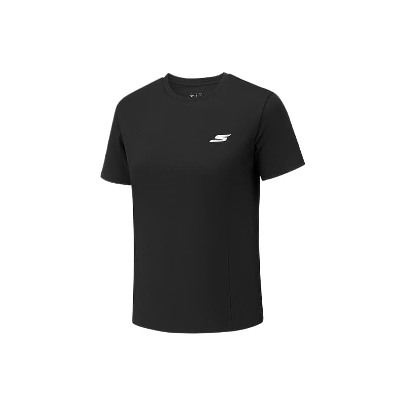 Футболка Skechers T-Shirt Женская Угольный Черный - изображение 1