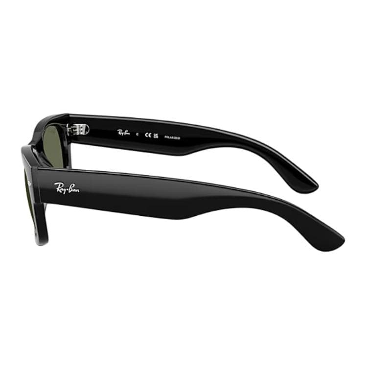 Солнцезащитные очки RayBan Ацетатные Квадратные Солнцезащитные Очки Унисекс Полированные Черные - изображение 5