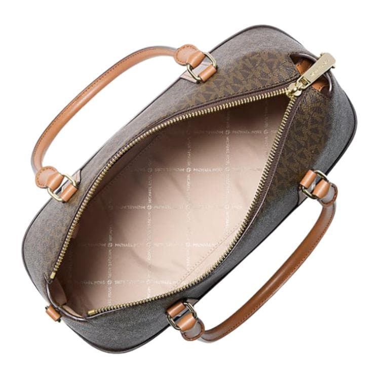 Сумка MICHAEL KORS Искусственная кожа Сумка Средняя Женская Темно-коричневая и Желтовато-коричневая - изображение 2