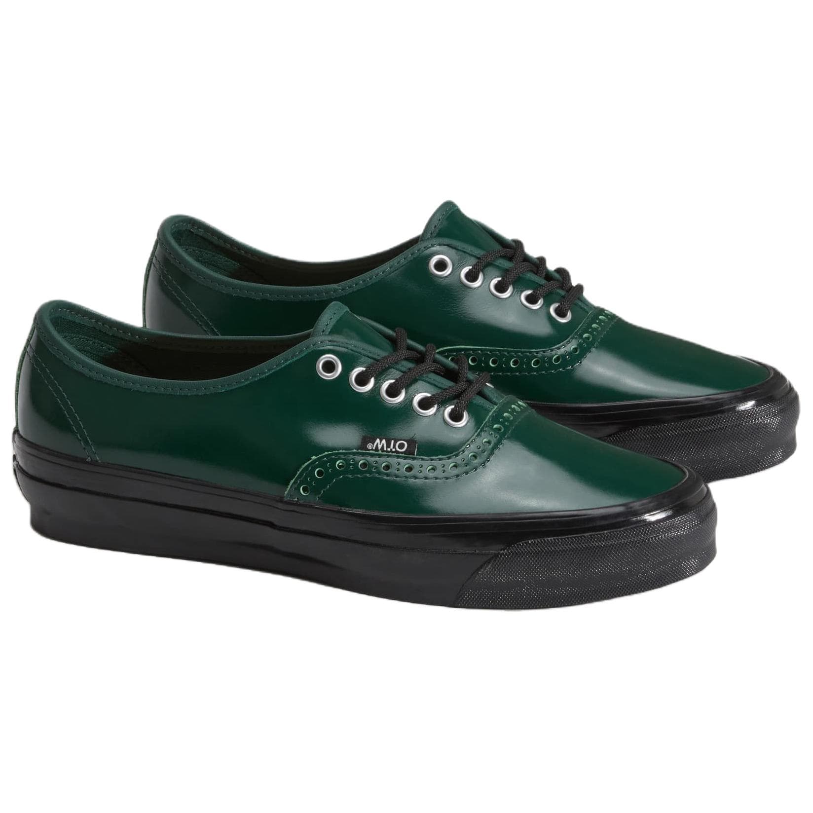 Кроссовки Vans Authentic 44 Дышащая Скейтборд Обувь Унисекс Зеленая - изображение 2