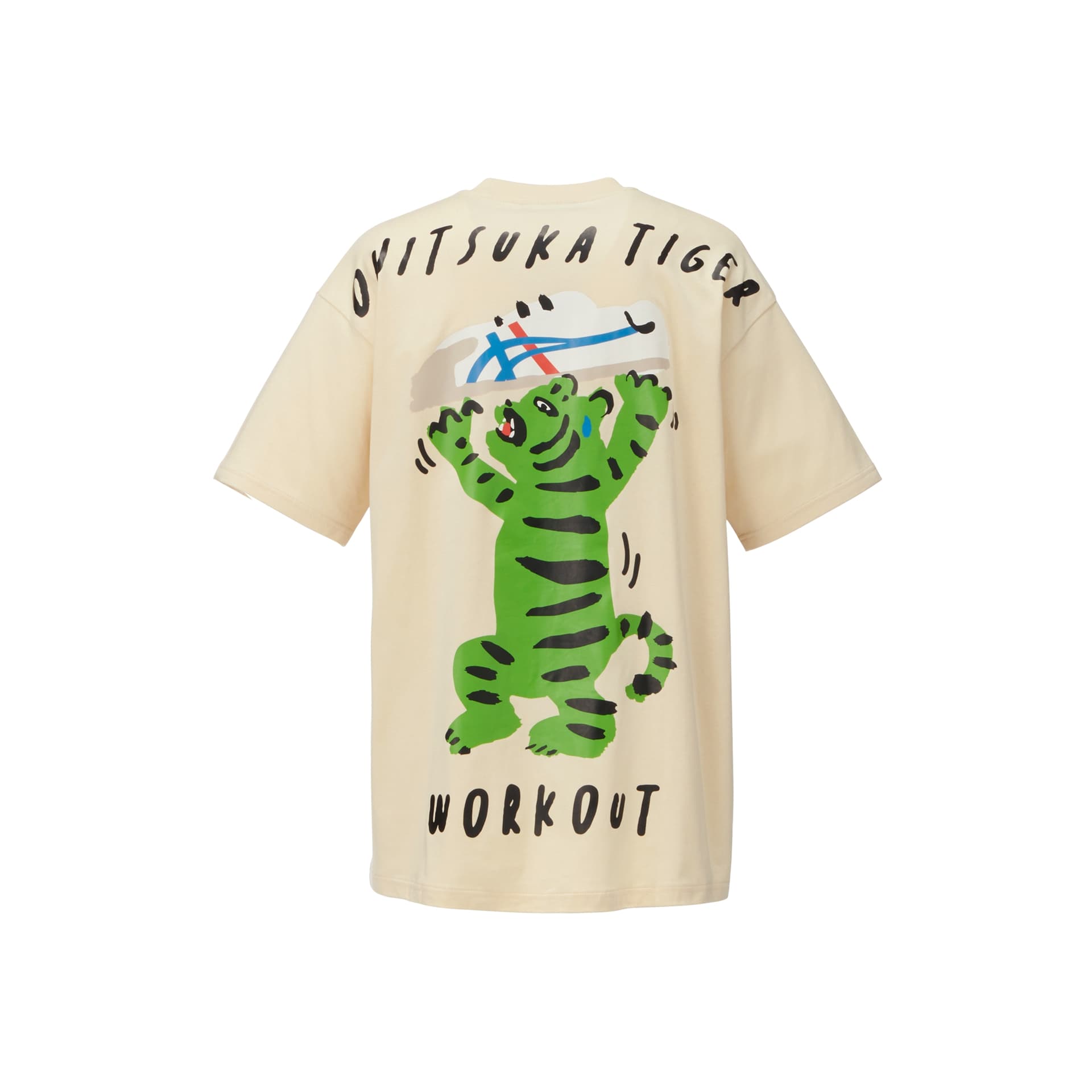 Футболка Onitsuka Tiger T-Shirt Унисекс Айвори - изображение 2