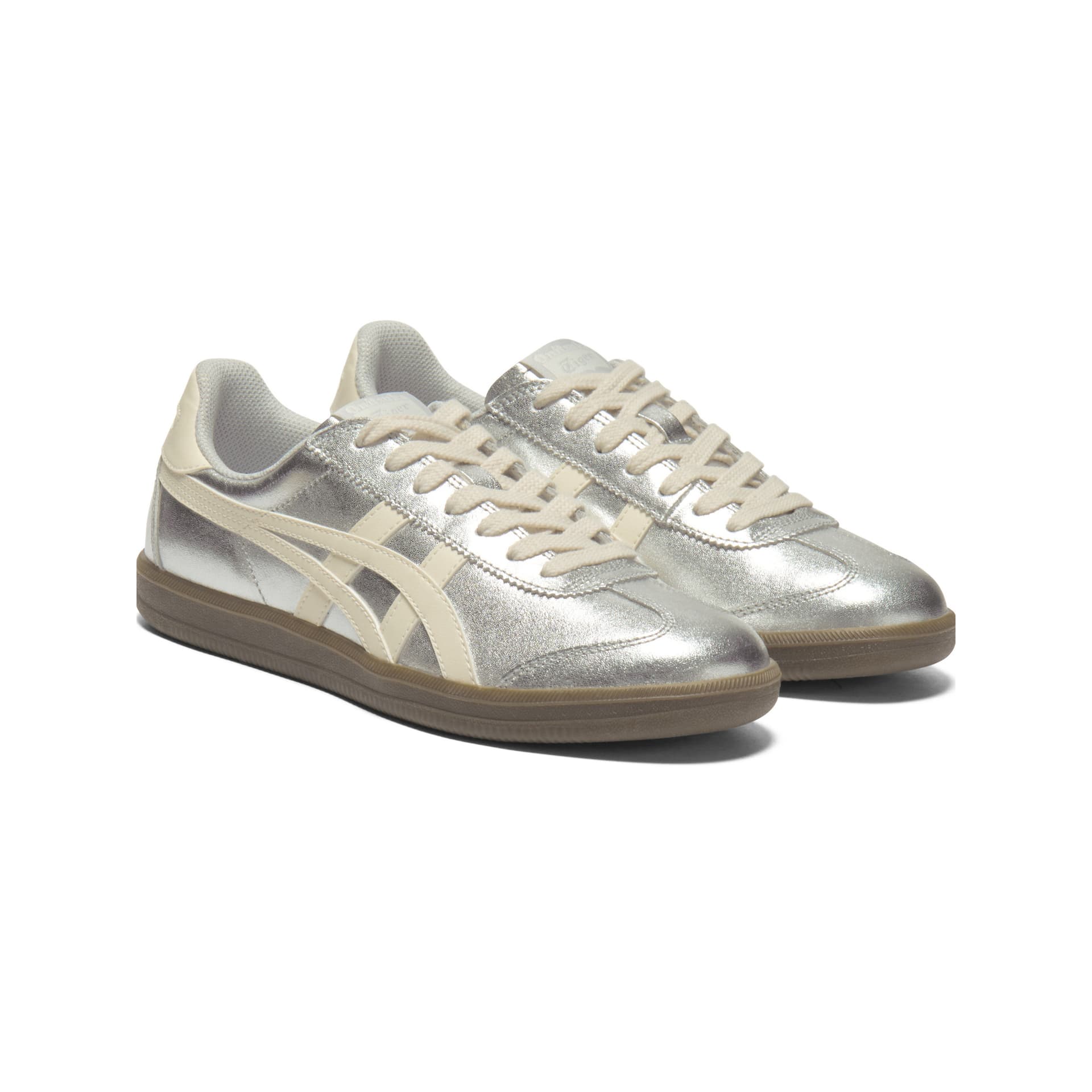 Кроссовки Onitsuka Tiger Tokuten Кеды немецкой армии (GAT) Унисекс Серебряный - изображение 3