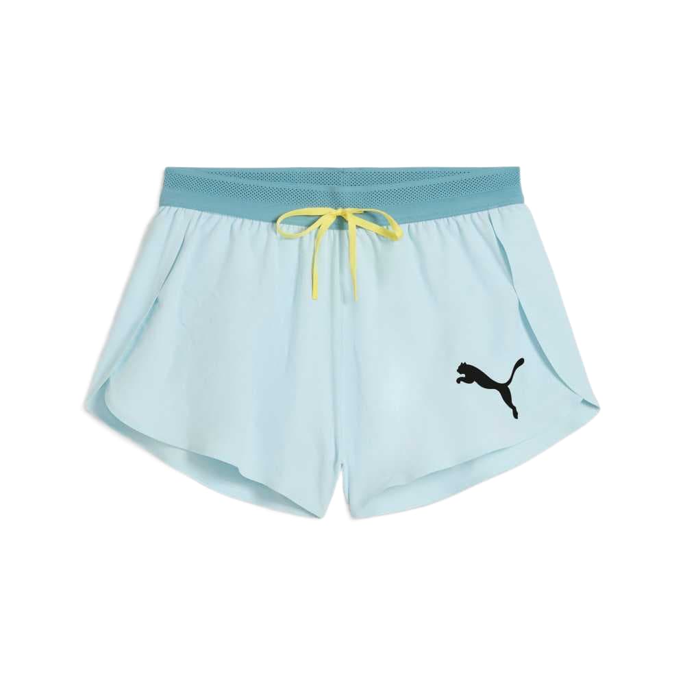 PUMA Светло-аква-синие Женские Спортивные Шорты - изображение 1