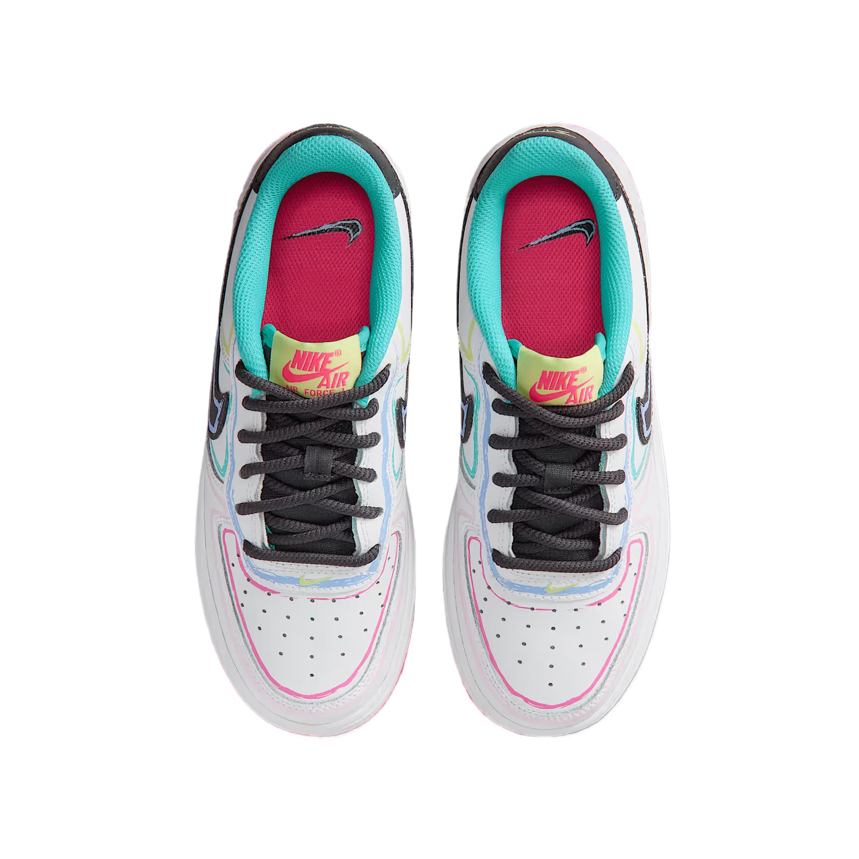 Кроссовки Nike Air Force 1 Синтетическая кожа кожа низкий верх обувь для скейтбординга унисекс - изображение 3