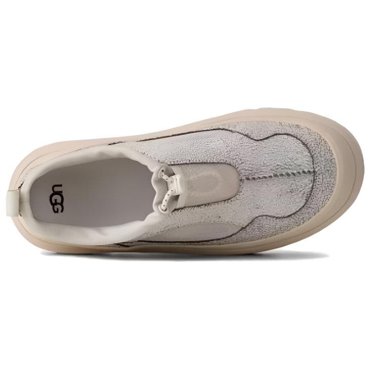 Кроссовки UGG Наследие Utility Axoid Кракелюр Низкий Топ Повседневная Обувь Унисекс Светло-Серый - изображение 3