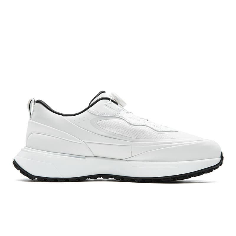 Кроссовки для гольфа FILA GF 1911 Trainer Износостойкий Дышащий Легкий Низкий Топ Гольф Обувь Мужская Ярко-Белый - изображение 2