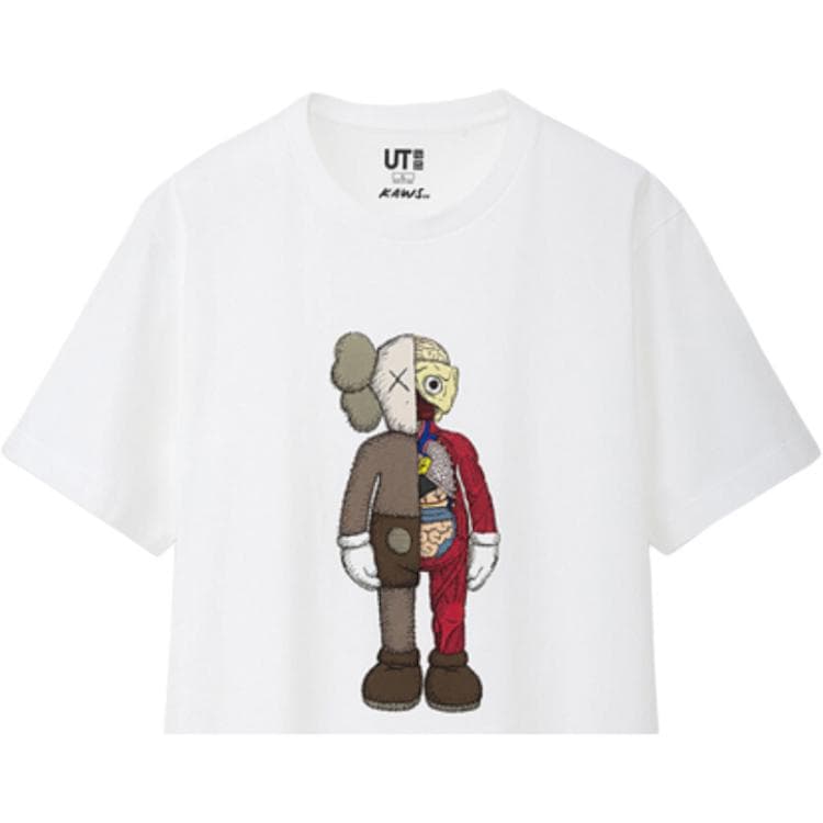 Футболка UNIQLO x KAWS T-Shirt White - изображение 2