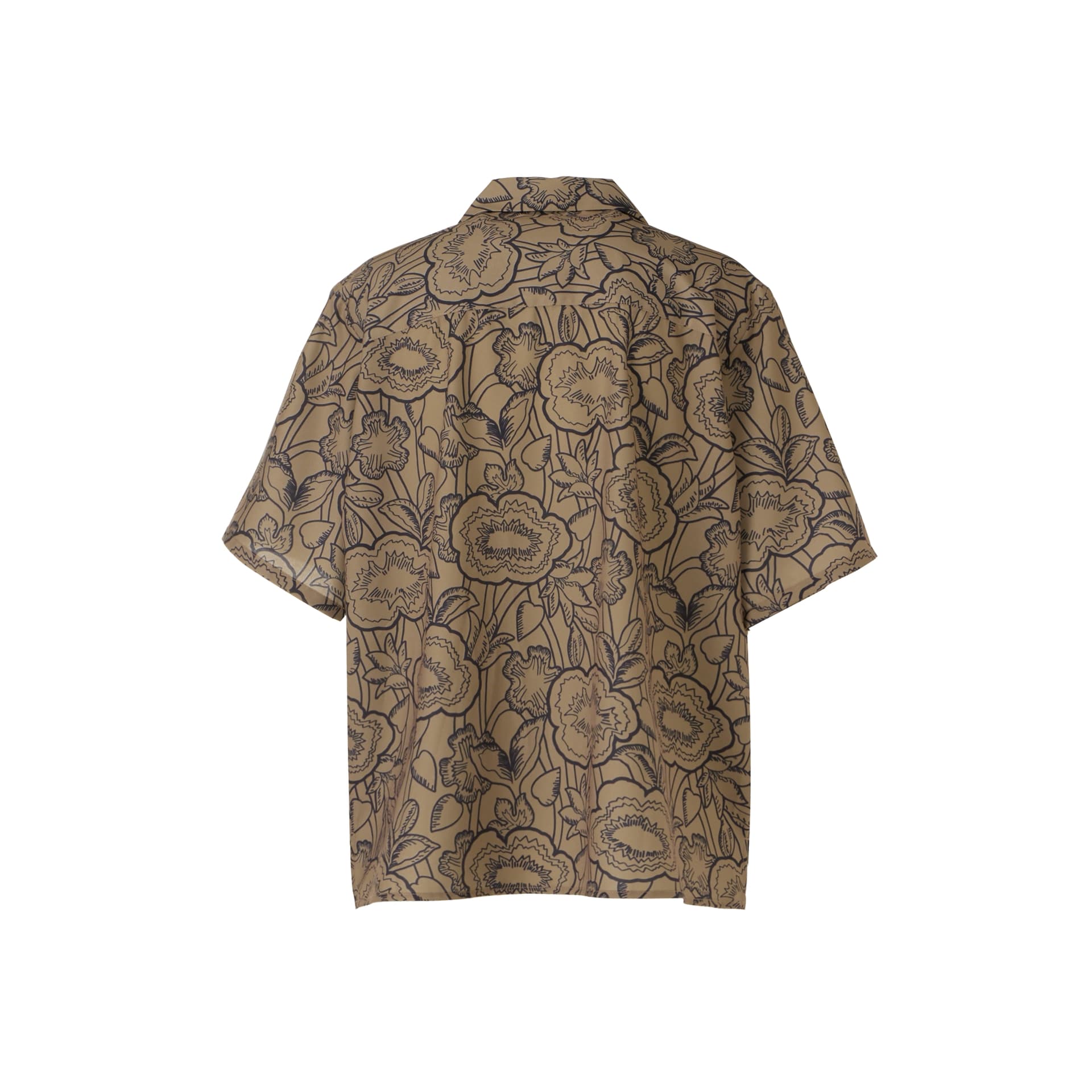 Рубашка Onitsuka Tiger PRINTED Рубашка Мужская Светло-Коричневая - изображение 3