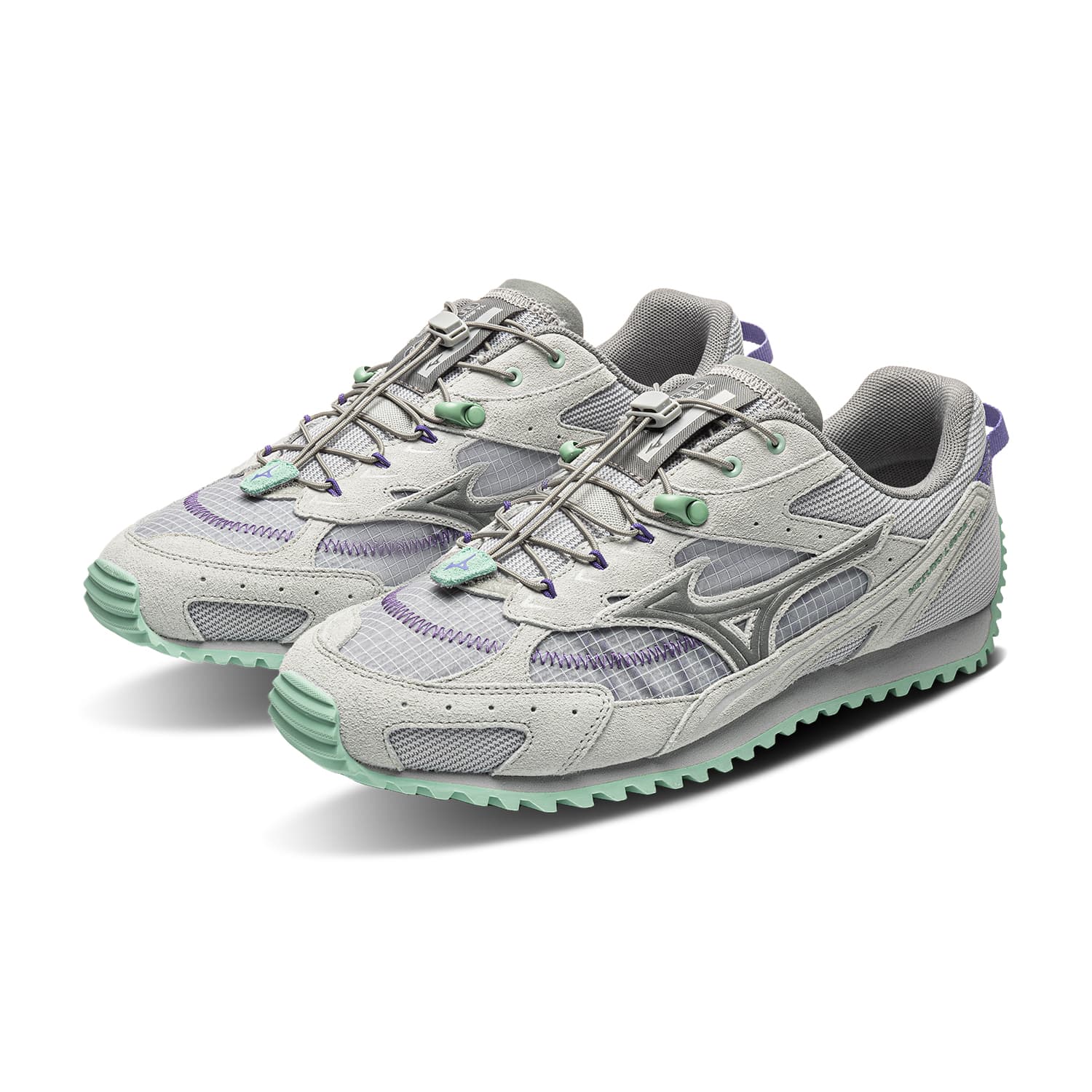Кроссовки Mizuno Low Топ Повседневная обувь Unisex Light Фиолетово-серый - изображение 5