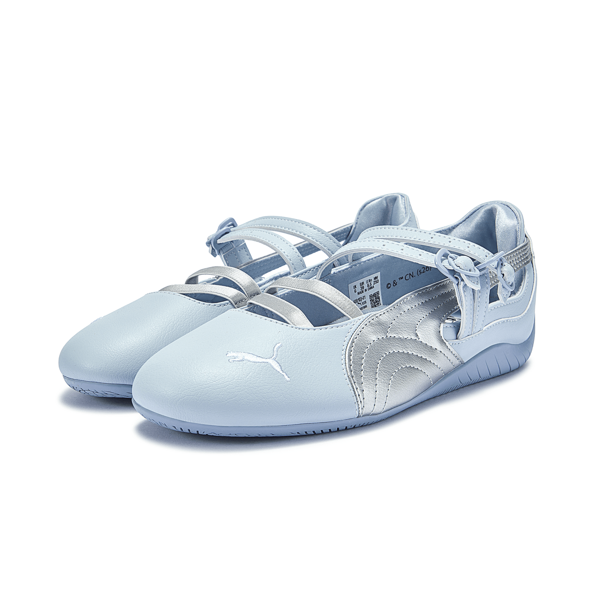 PUMA X THE Powerpuff Girls Speedcat Туфли Мэри Джейн Женские Синие и Серебряные - изображение 3
