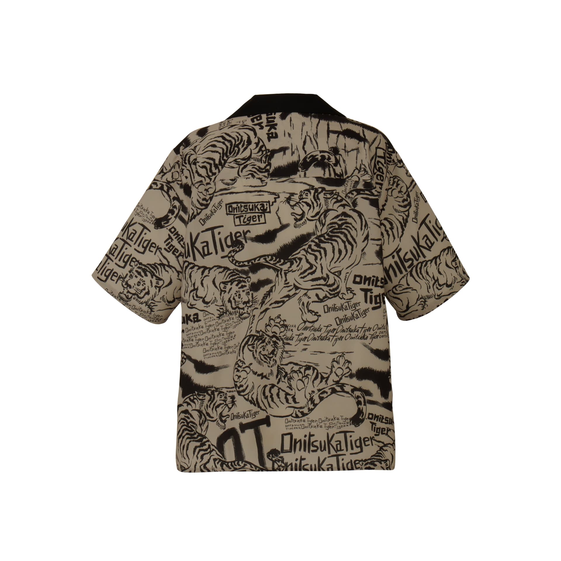 Рубашка Onitsuka Tiger PRINTED Рубашка Мужская Бежевая - изображение 2