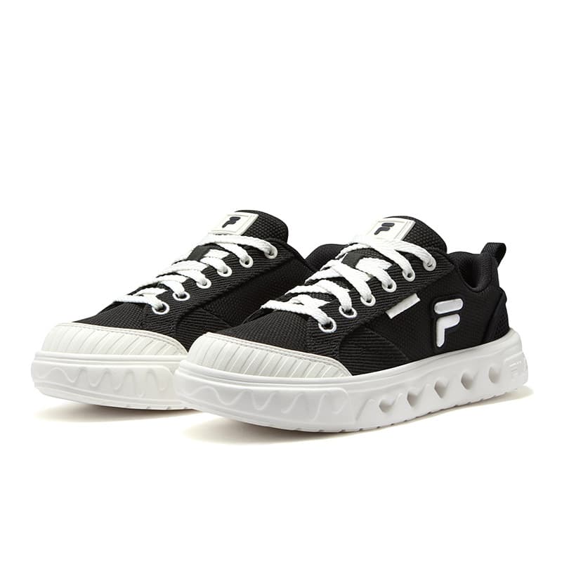 Кроссовки FILA FUSION GITA Низкие Скейтборд Обувь Женские Черный Снег - изображение 3