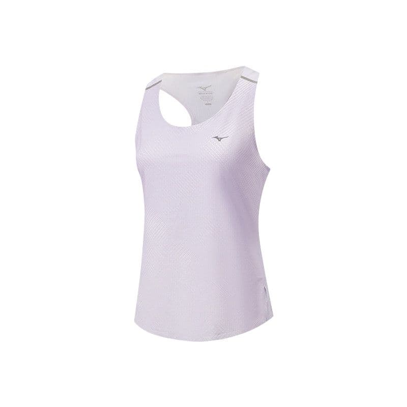 Mizuno 73 Mist Purple Женские Спортивные Майки Без Рукавов - изображение 3