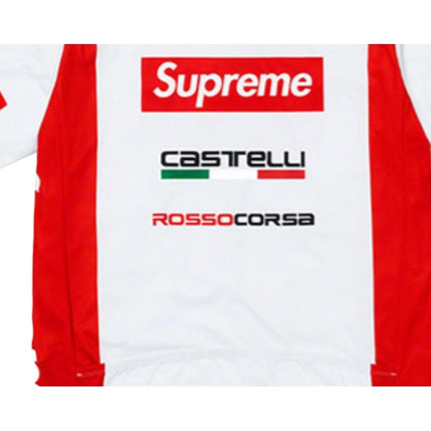 Футболка Supreme x Castelli Cycling Jersey Red - изображение 6