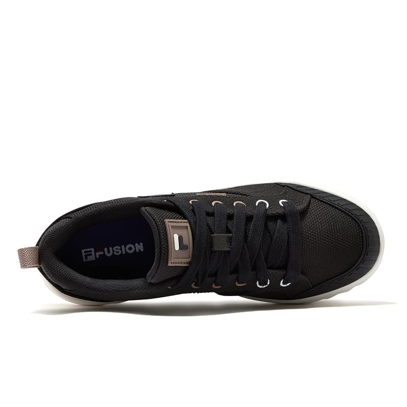 Кроссовки FILA FUSION GITA Ткань Скейтборд Обувь Мужская Черный Коричневый Земляной Тон - изображение 4