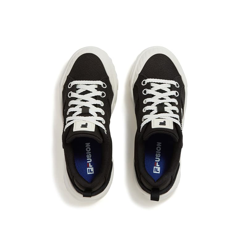 Кроссовки FILA FUSION GITA Низкие Скейтборд Обувь Женские Черный Снег - изображение 6