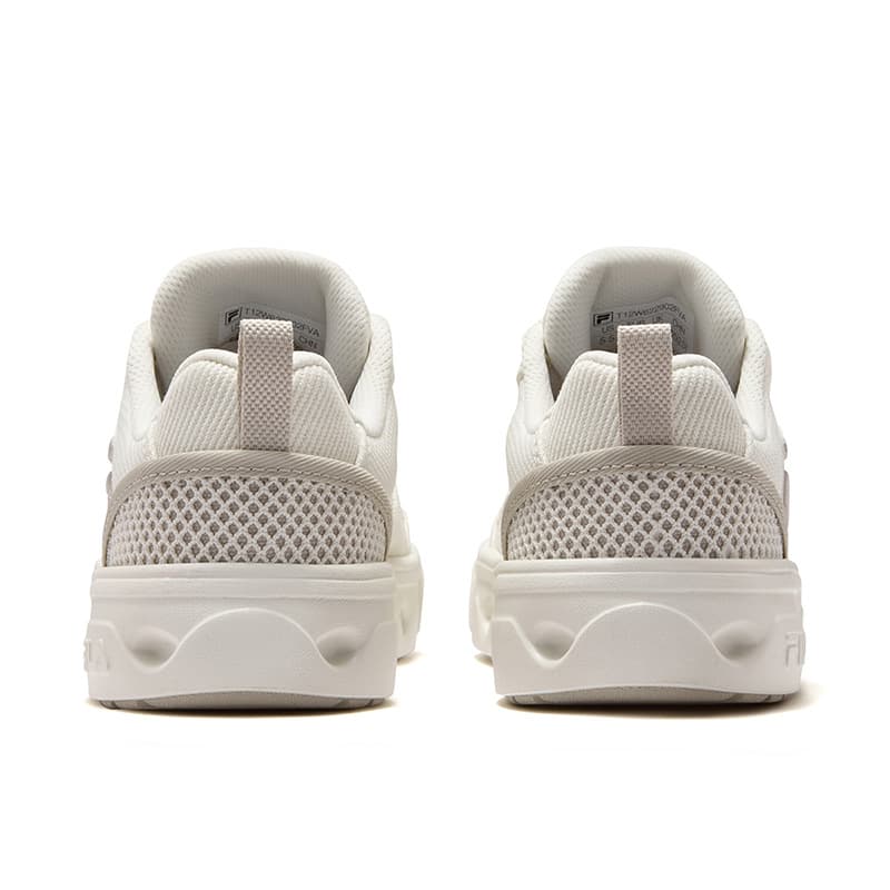 Кроссовки FILA FUSION GITA Ткань Низкие Кеды Скейтборд Обувь Женские Тофу Белый Шампанский Коричневый - изображение 5