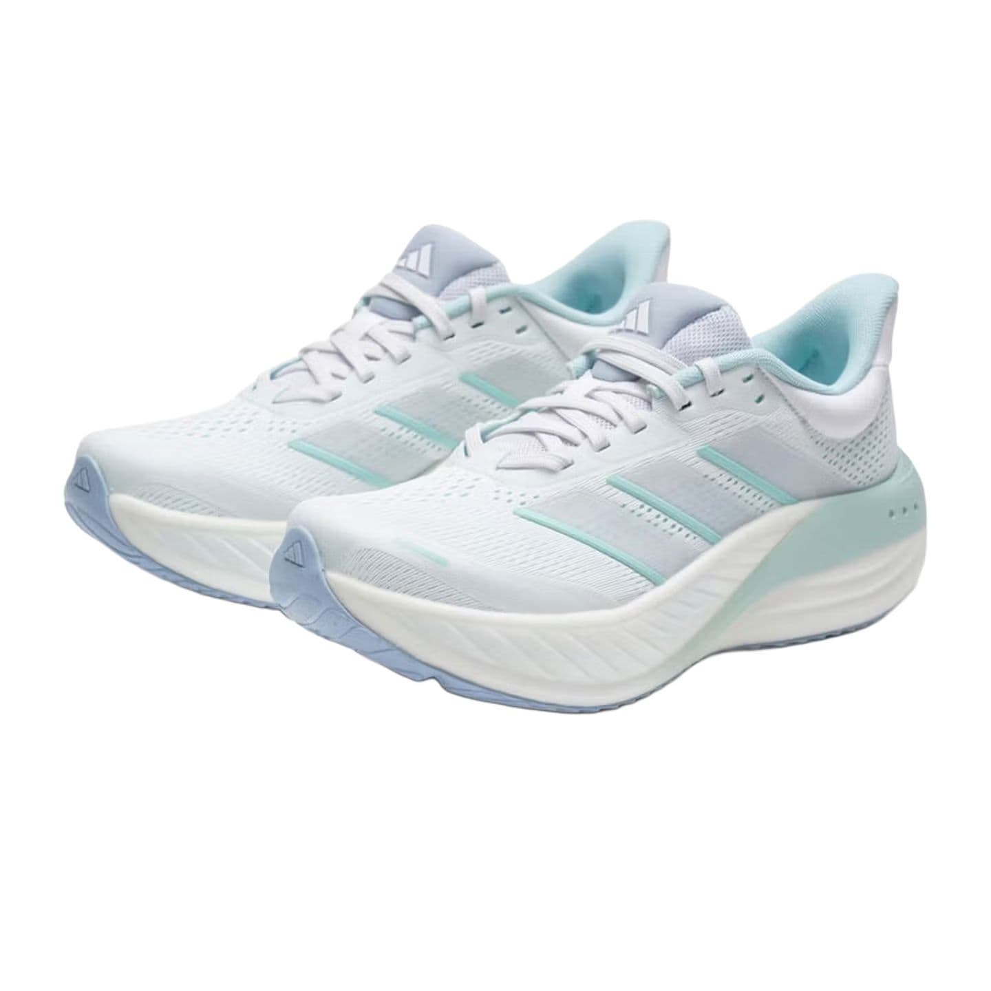 Кроссовки для бега Adidas SUPERBOUNCE Текстиль ТПУ (TPU) Дышащие Низкие Беговые Кроссовки Женские Синие Белые - изображение 3